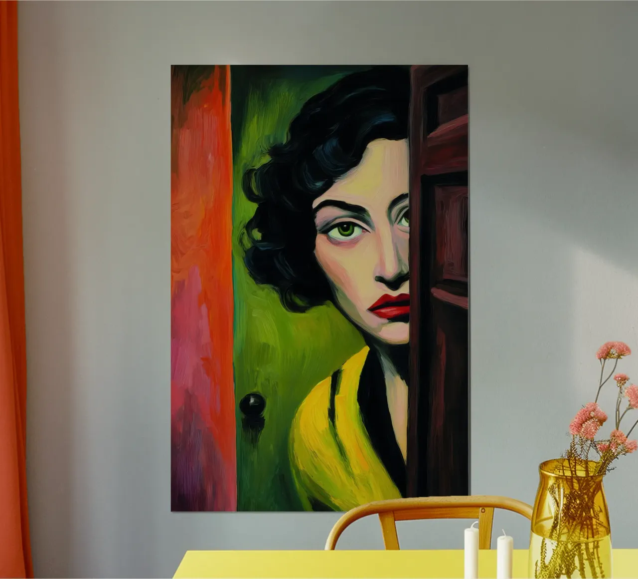 The Observer | Ritrattistica neo-noir poster con telaio in plastica da Autofocus