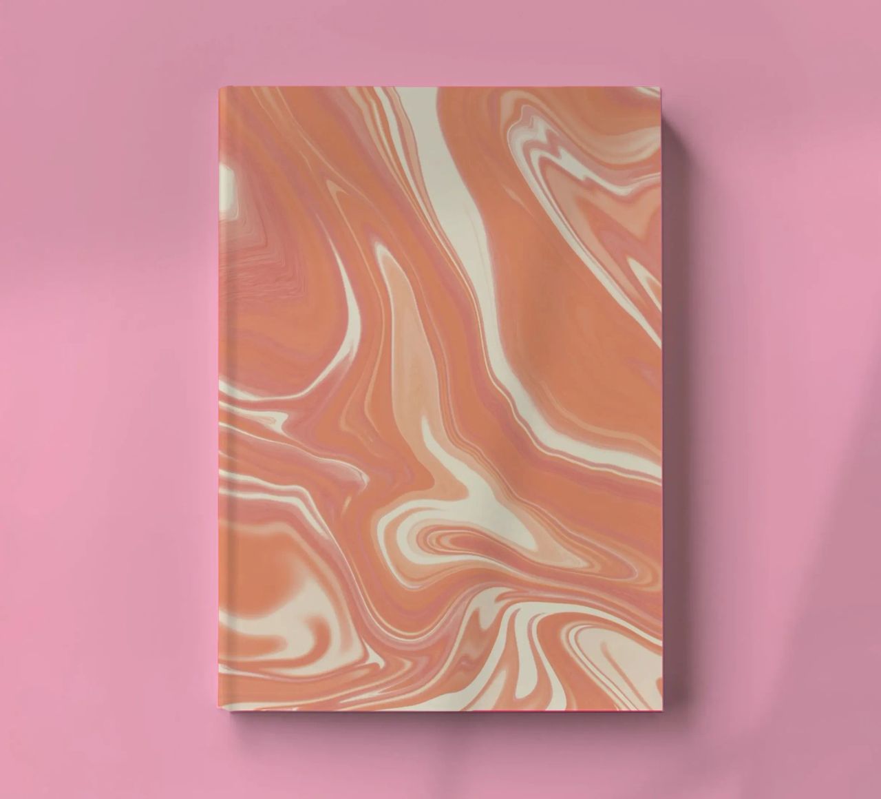Fluid lines pattern 12 notebook by Little Dean