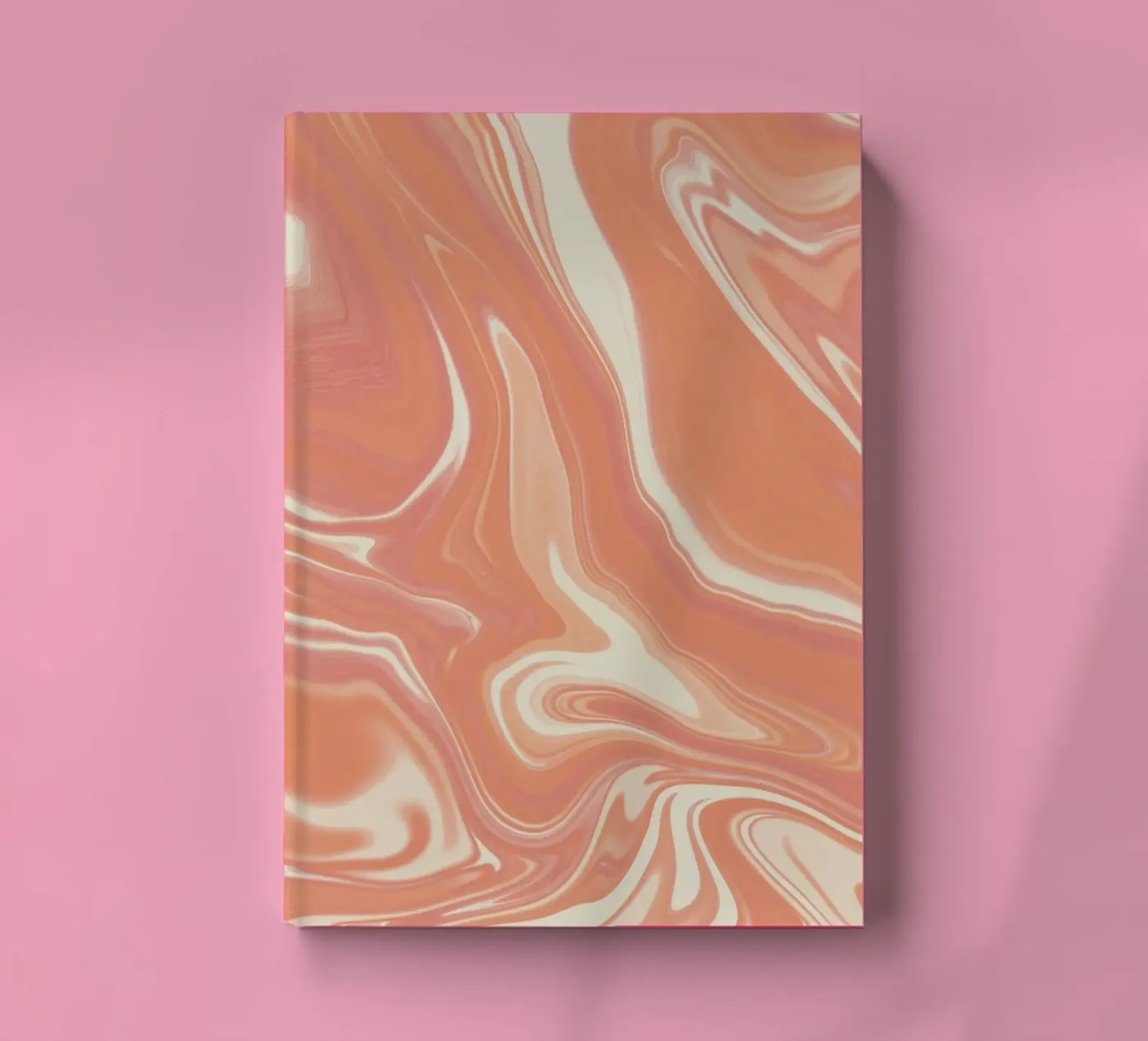 Fluid lines pattern 12 Notizbuch von Little Dean