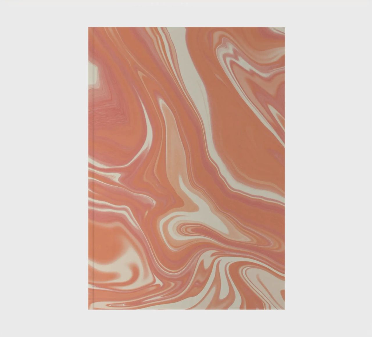 Fluid lines pattern 12 notebook by Little Dean