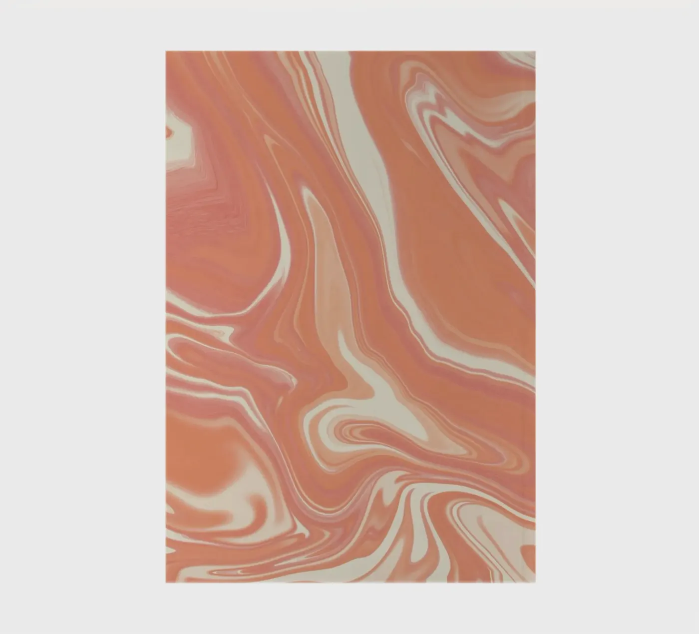 Fluid lines pattern 12 Notizbuch von Little Dean