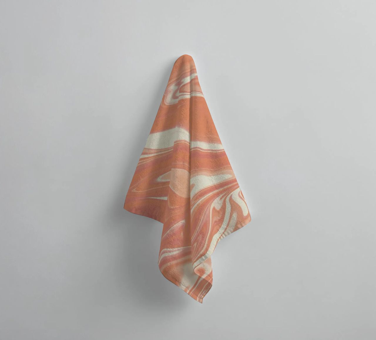 Fluid lines pattern 12 towel by Little Dean