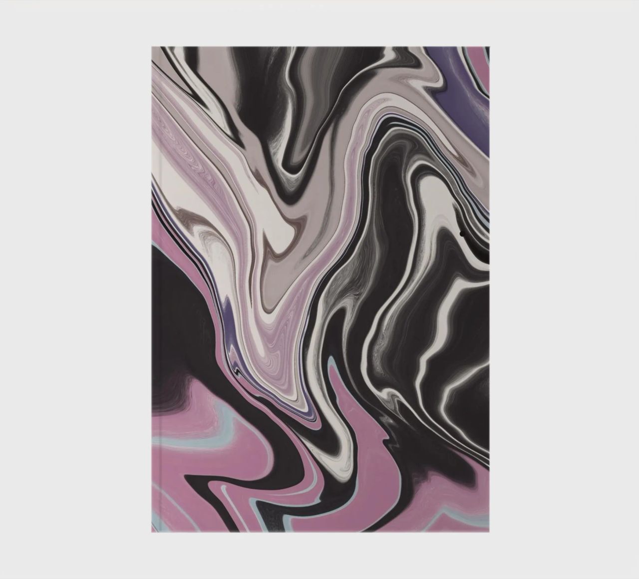 Fluid lines pattern 13 notebook by Little Dean
