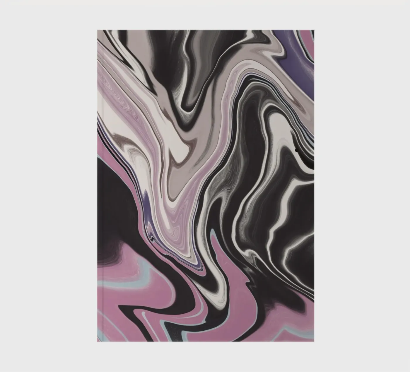 Fluid lines pattern 13 Notizbuch von Little Dean