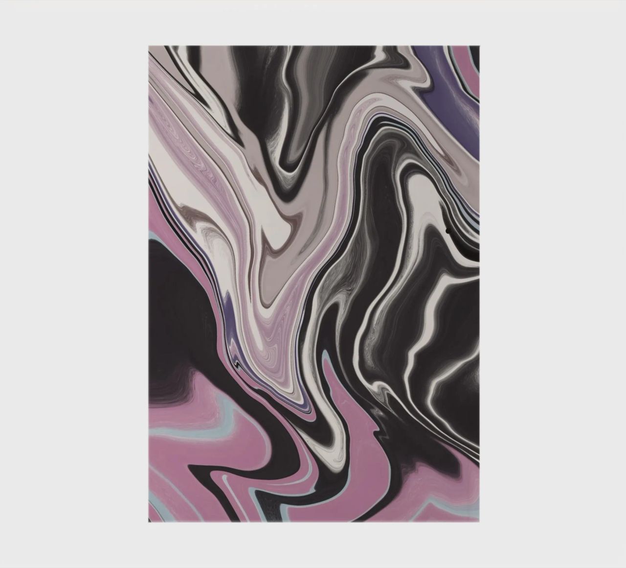 Fluid lines pattern 13 notebook by Little Dean