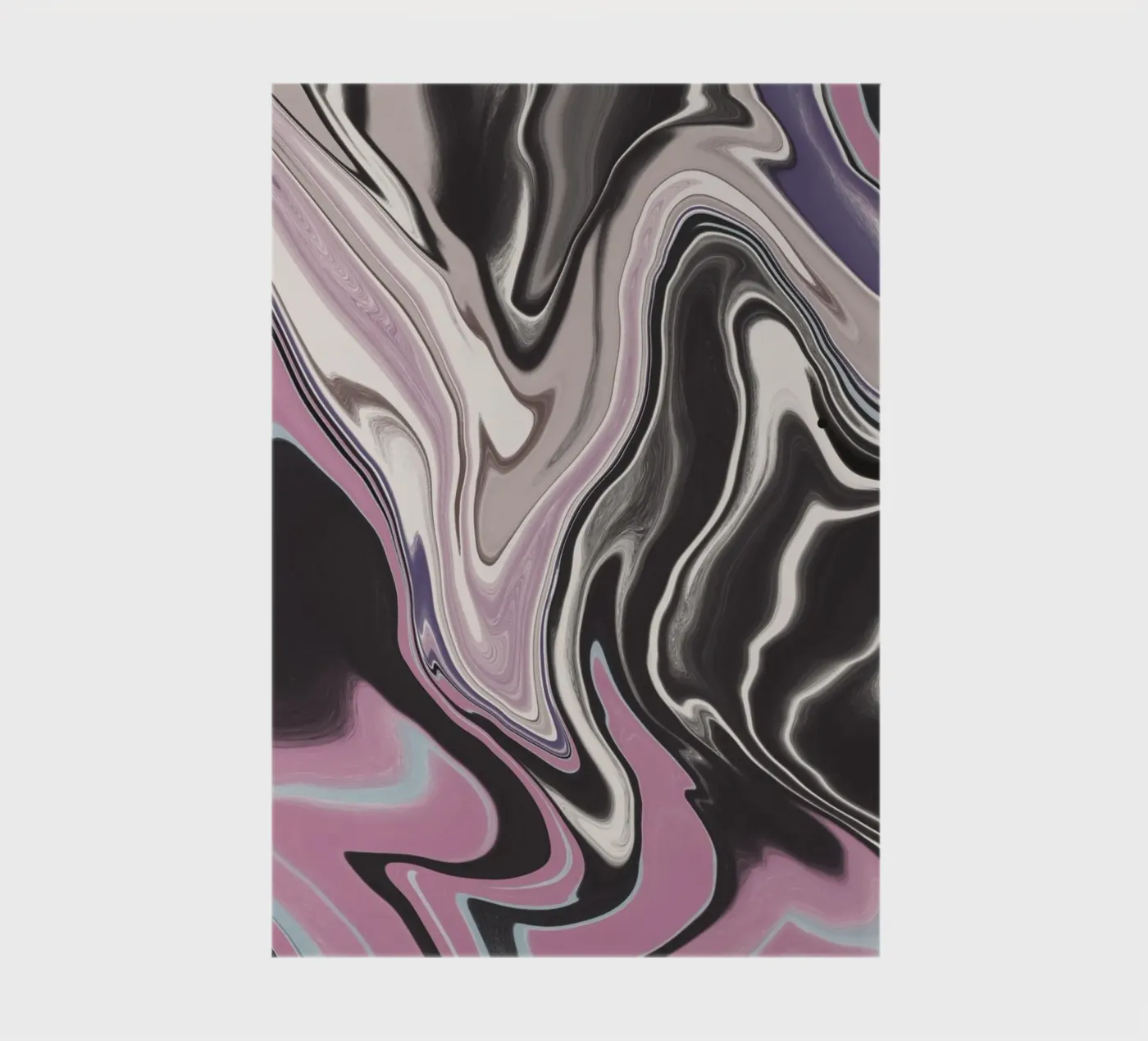 Fluid lines pattern 13 Notizbuch von Little Dean