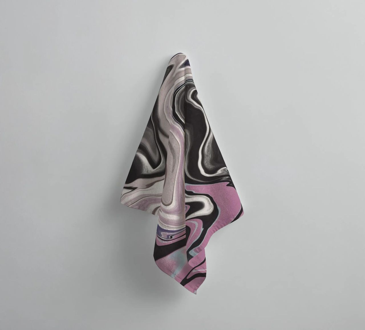 Fluid lines pattern 13 towel by Little Dean