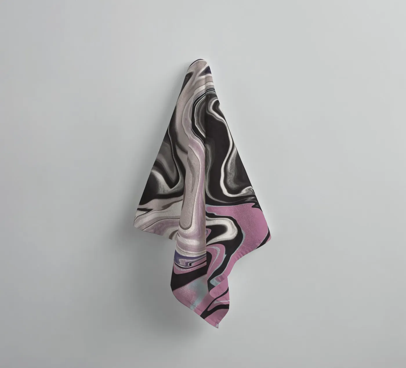 Vloeistofleidingen patroon 13 badhanddoek van Little Dean