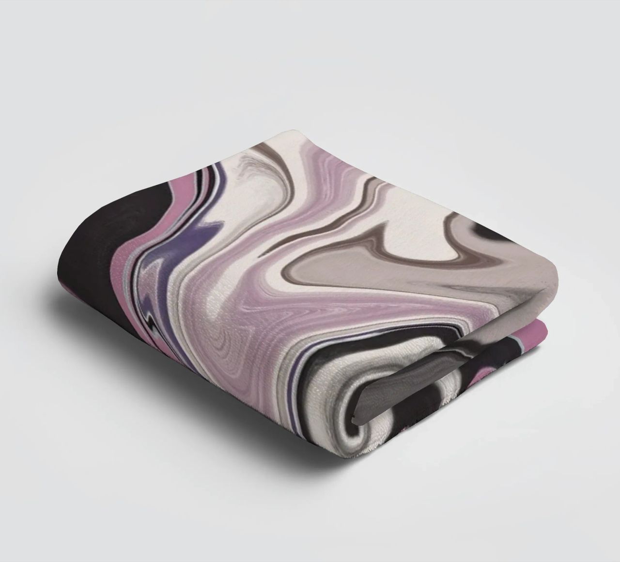 Fluid lines pattern 13 towel by Little Dean