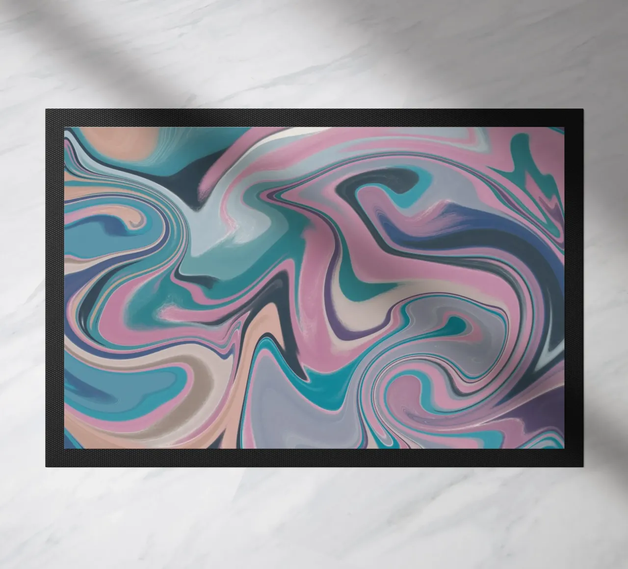 Vloeistofleidingen patroon 14 deurmat van Little Dean