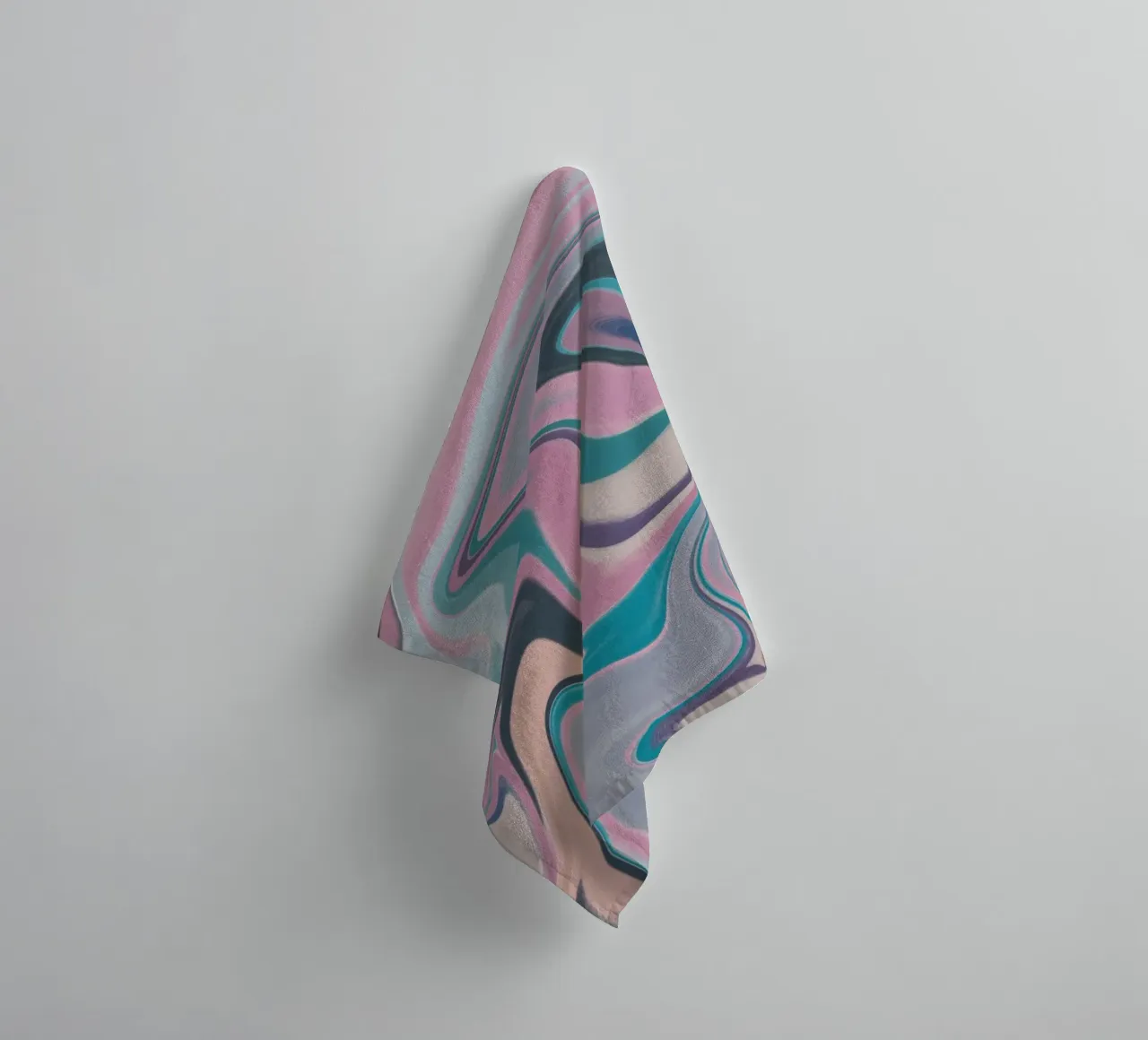 Fluid lines pattern 14 towel by Little Dean