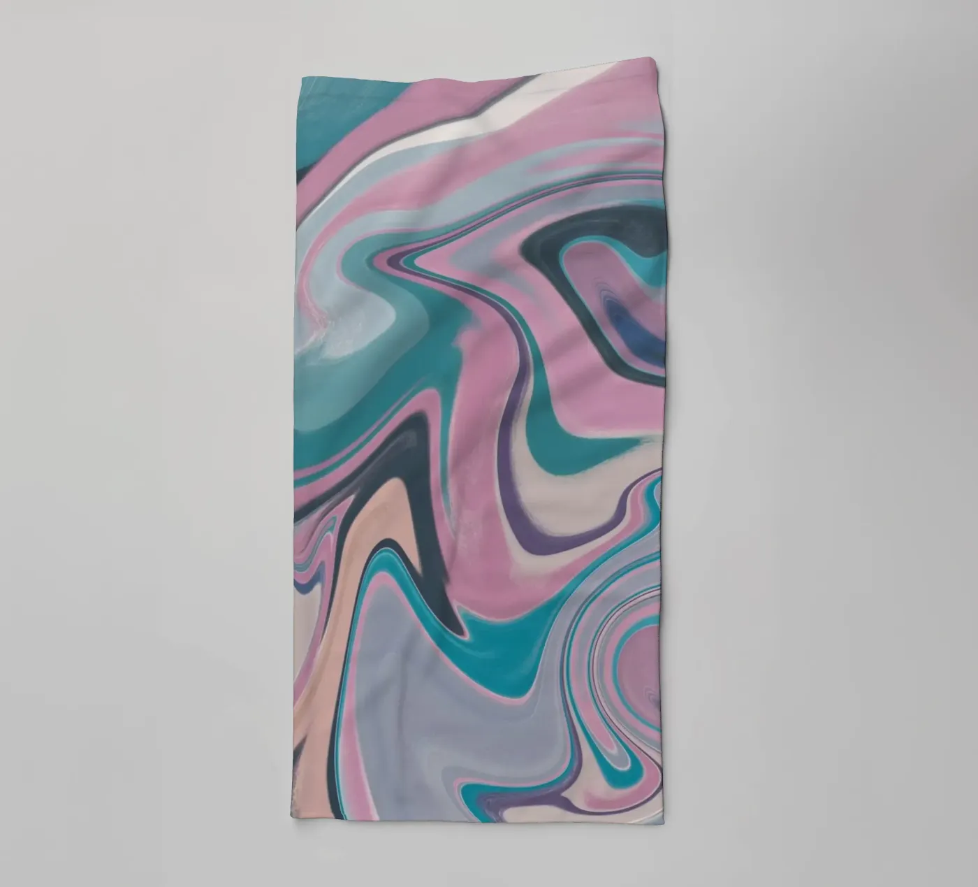 Fluid lines pattern 14 towel by Little Dean
