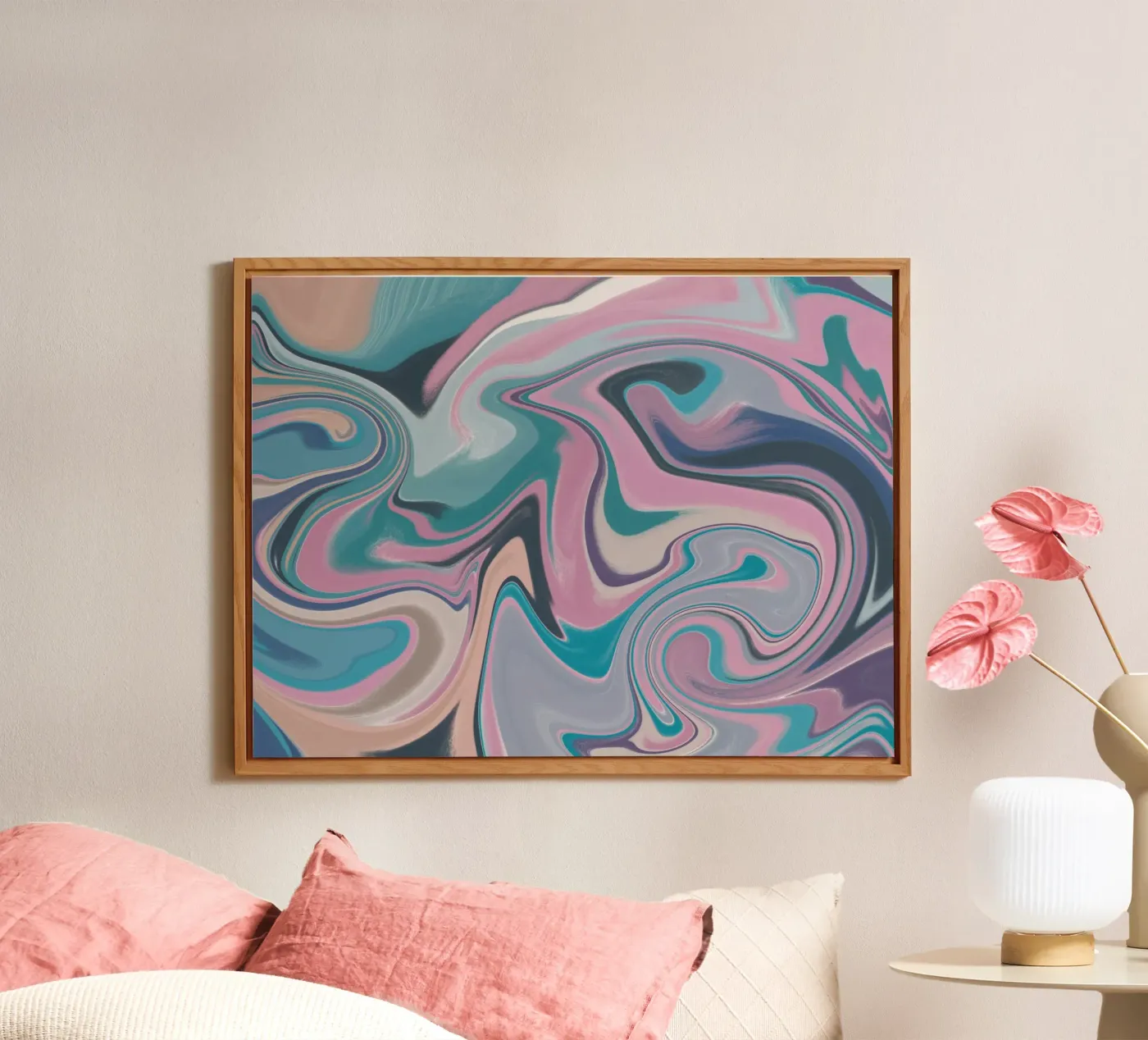 Fluid lines pattern 14 forex plate by Little Dean