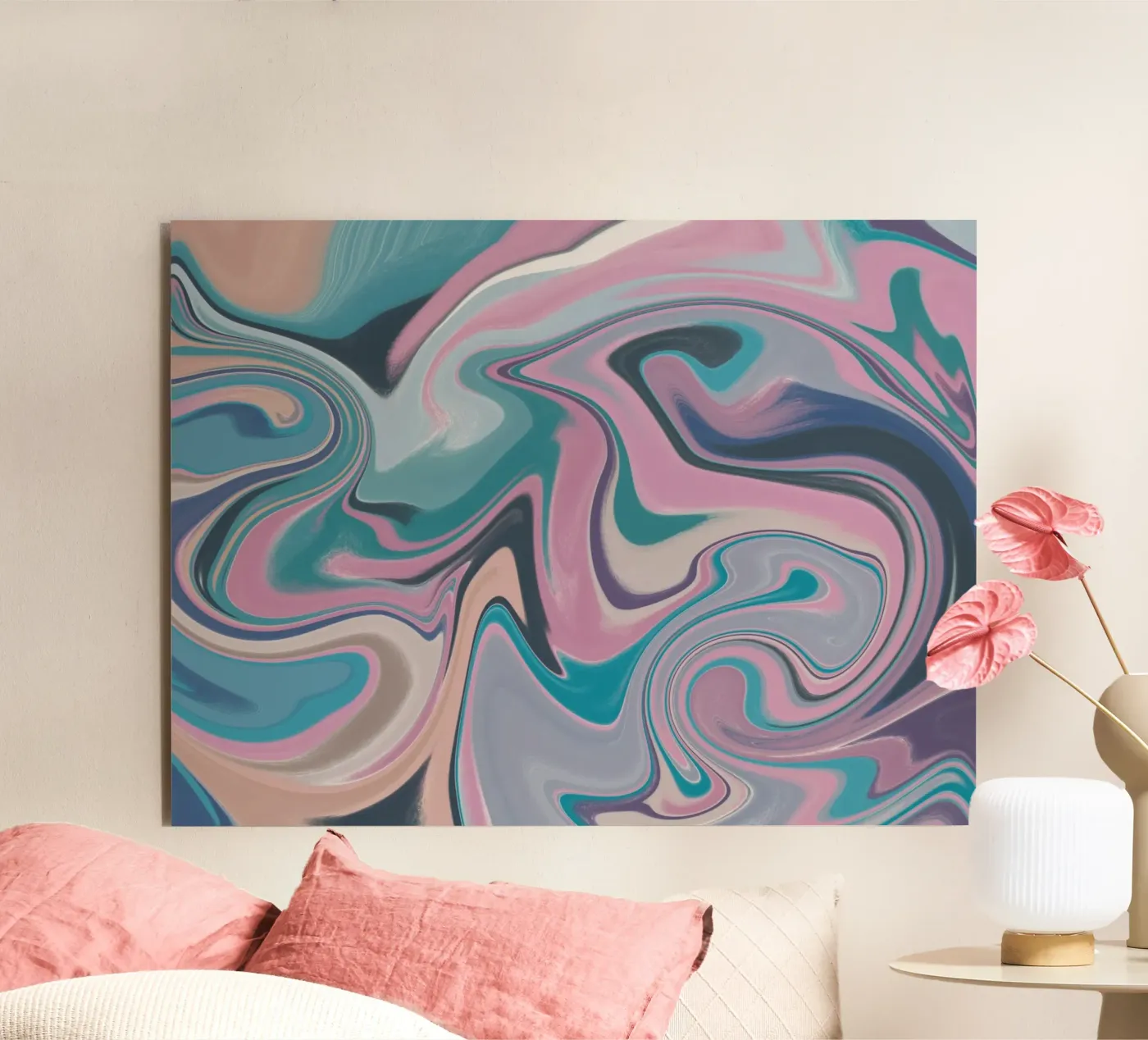 Fluid lines pattern 14 forex plate by Little Dean