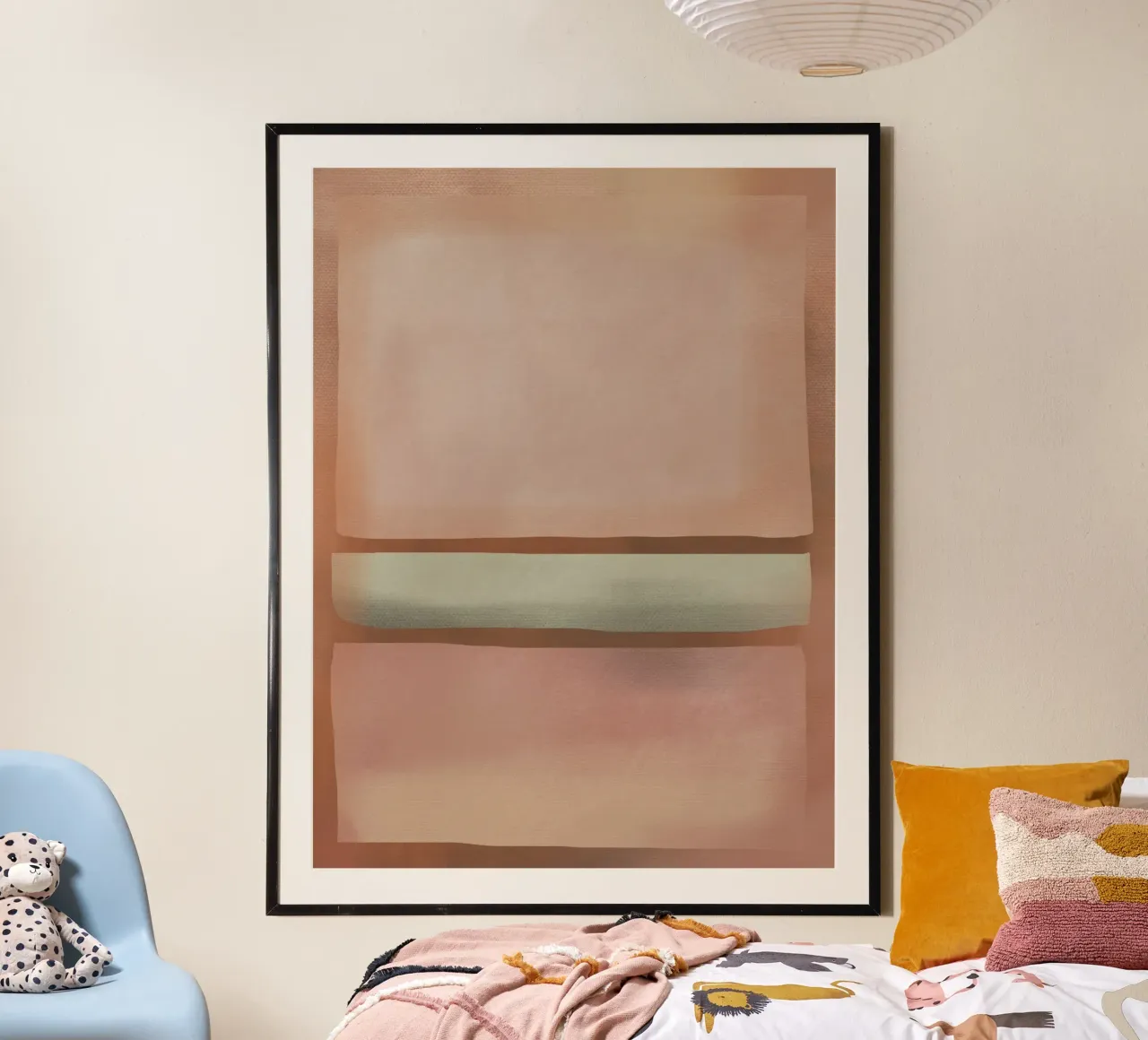 Collage di forme strutturate ritagliate 02 poster da Little Dean