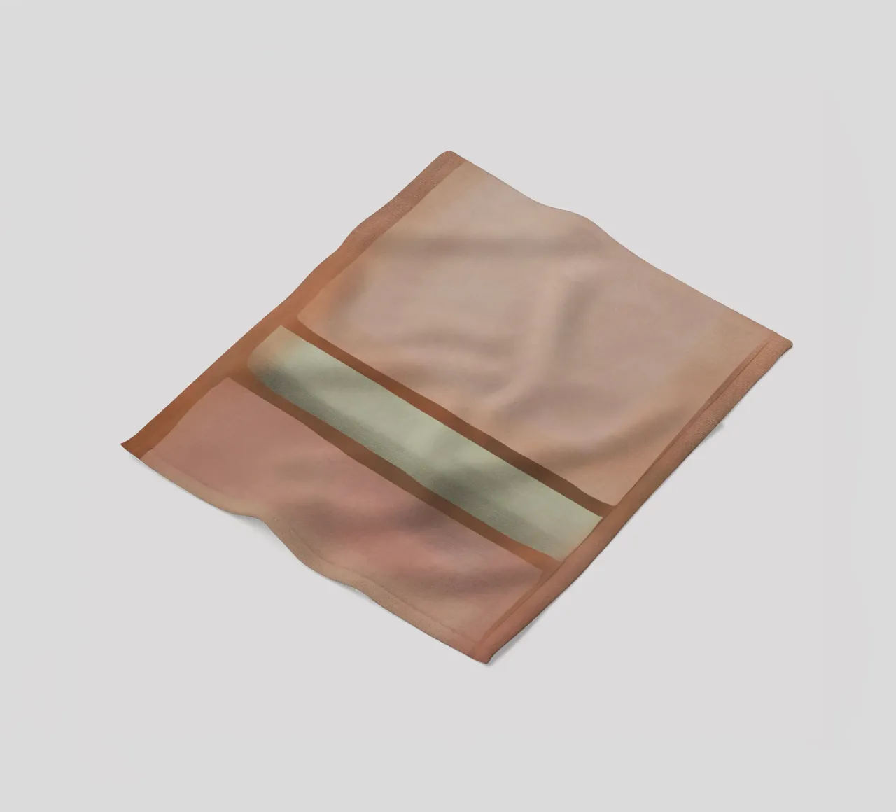 Collage di forme strutturate ritagliate 02 coperta in pile da Little Dean