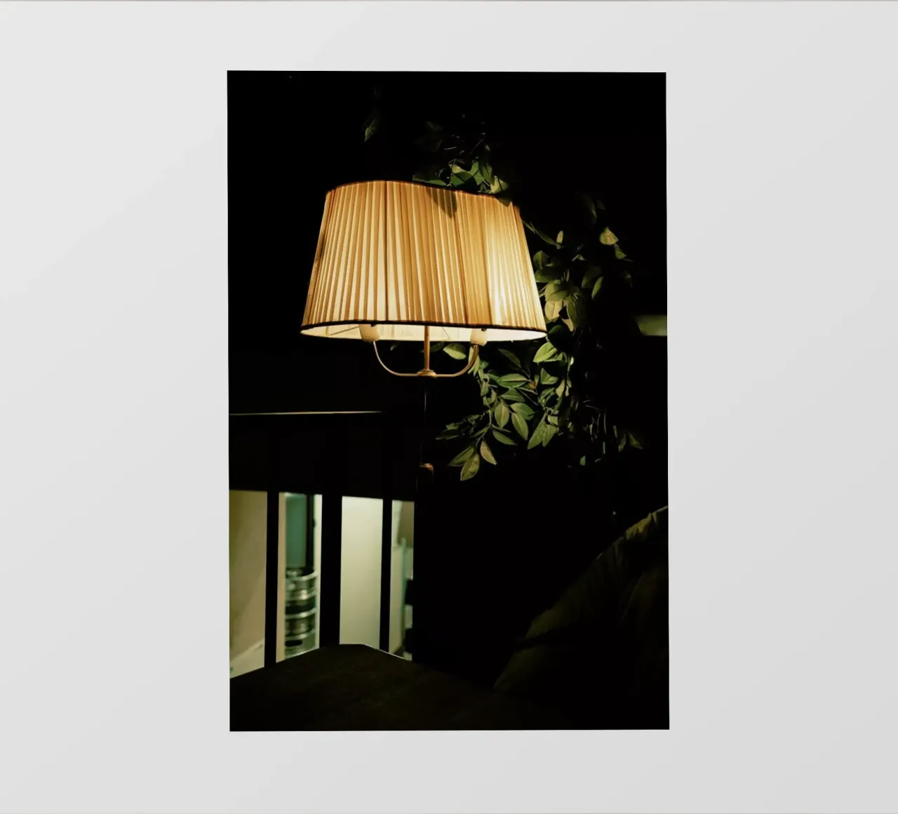 Lamp In The Cafe telo in pvc da Sebastian Hilgetag