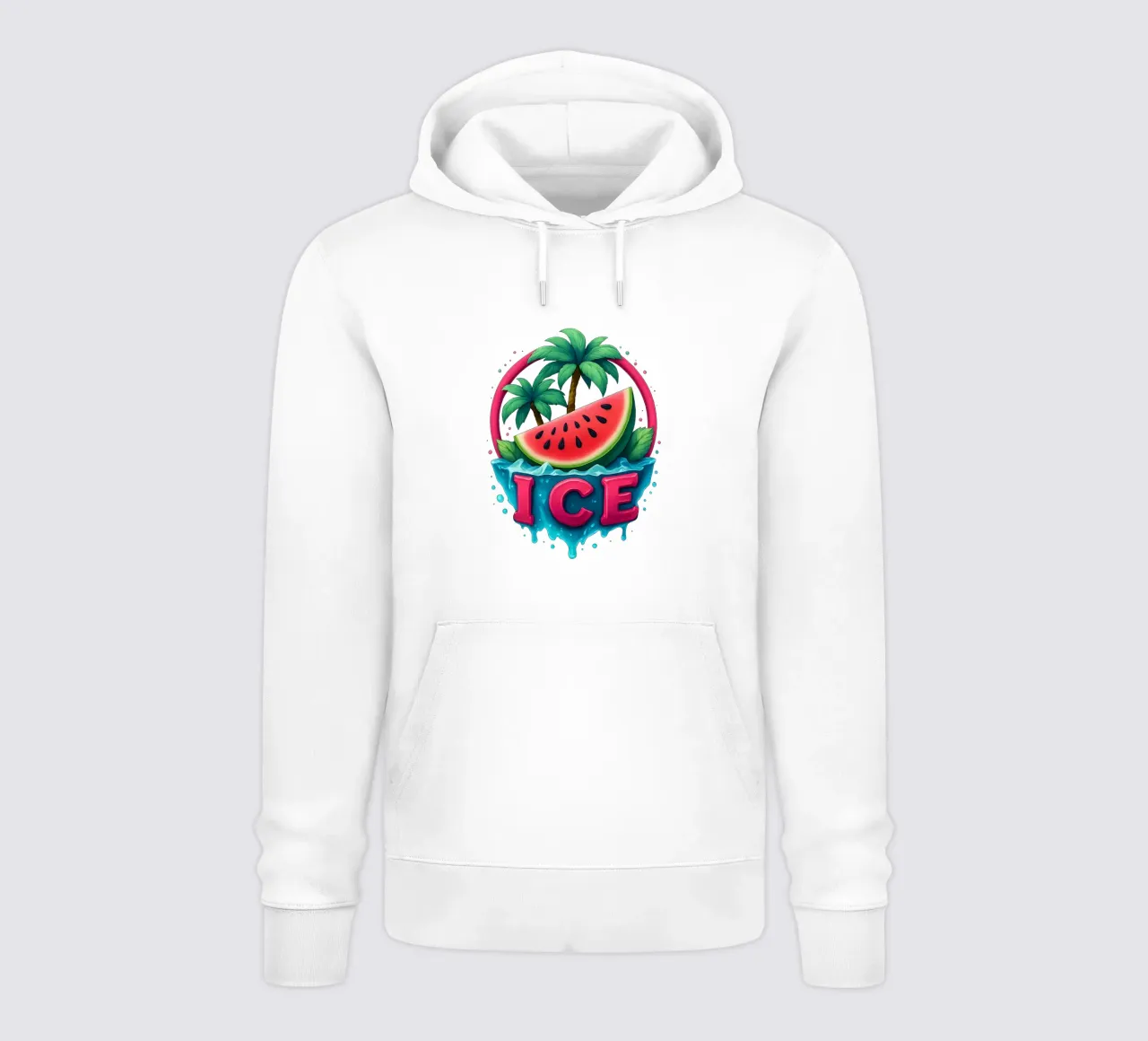 Freschezza Atmosfera da isola tropicale Cocomero felpa con cappuccio da LM2KONE