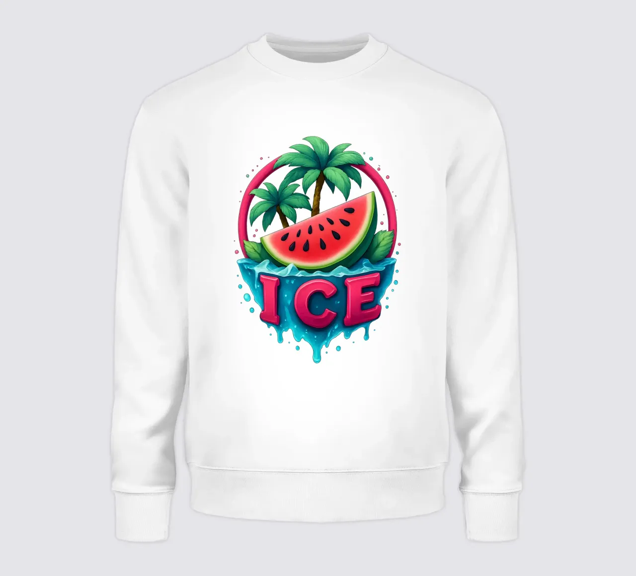 Freschezza Atmosfera da isola tropicale Cocomero felpa da LM2KONE
