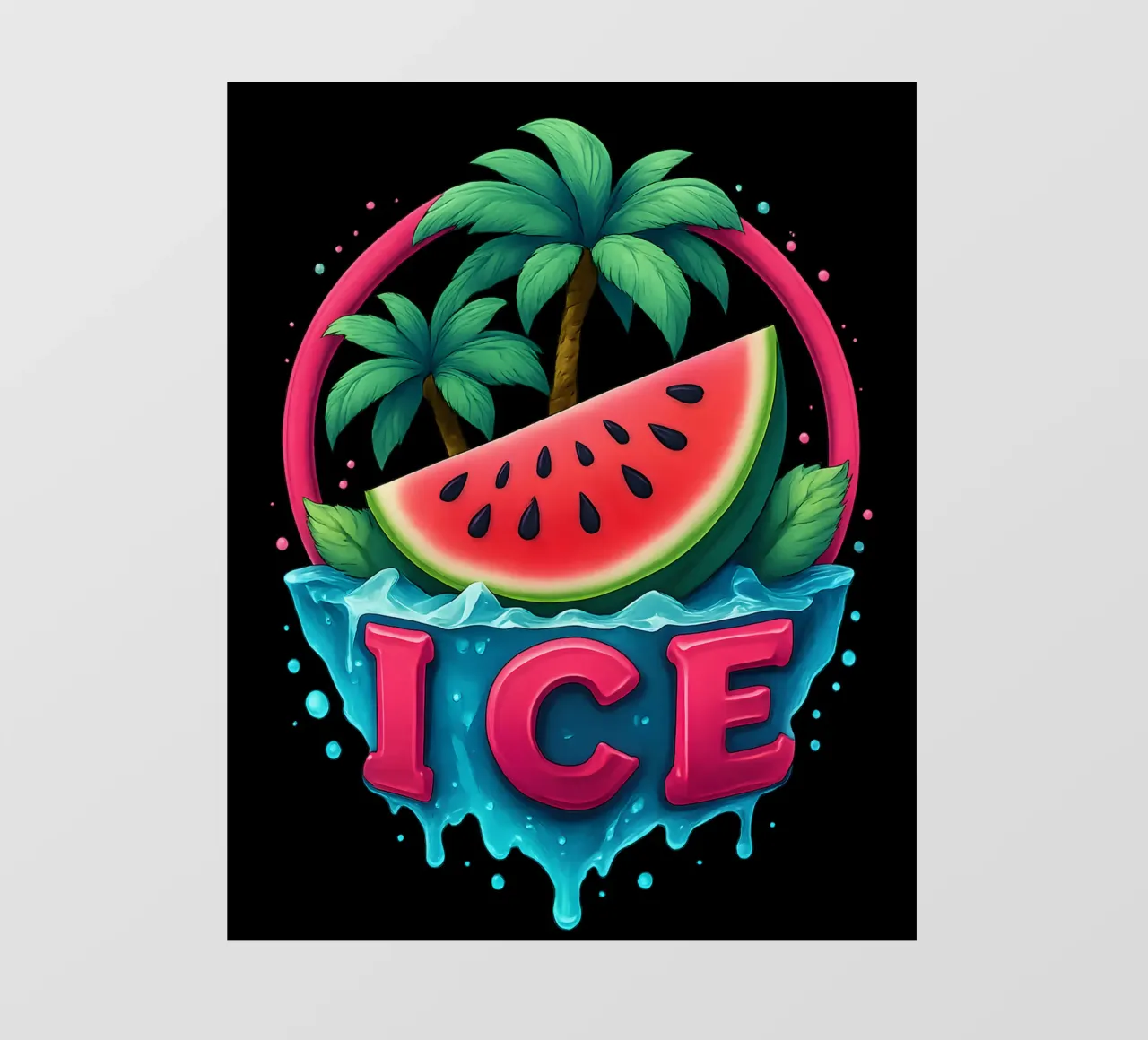 Freschezza Atmosfera da isola tropicale Cocomero telo in pvc da LM2KONE