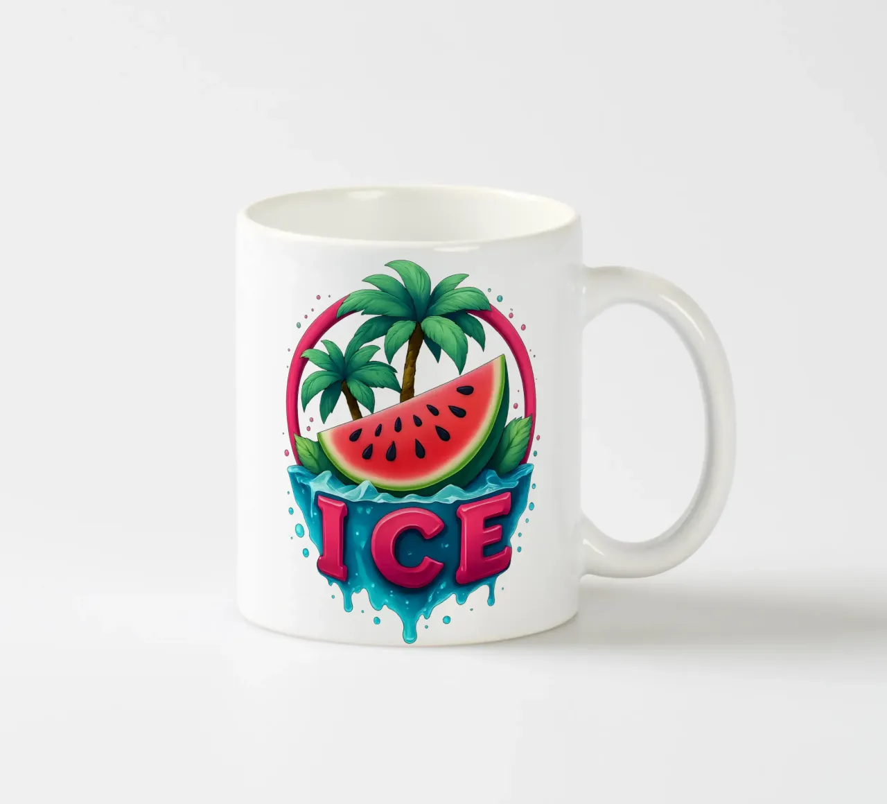 Freschezza Atmosfera da isola tropicale Cocomero tazza in ceramica da LM2KONE