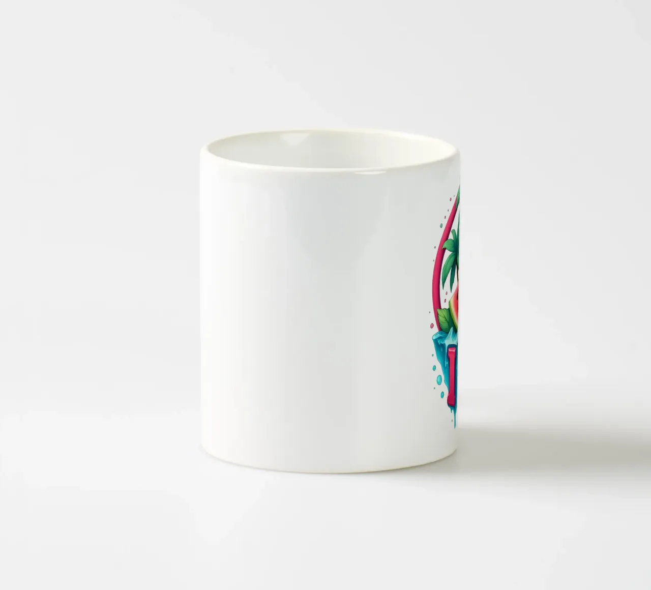 Freschezza Atmosfera da isola tropicale Cocomero tazza in ceramica da LM2KONE