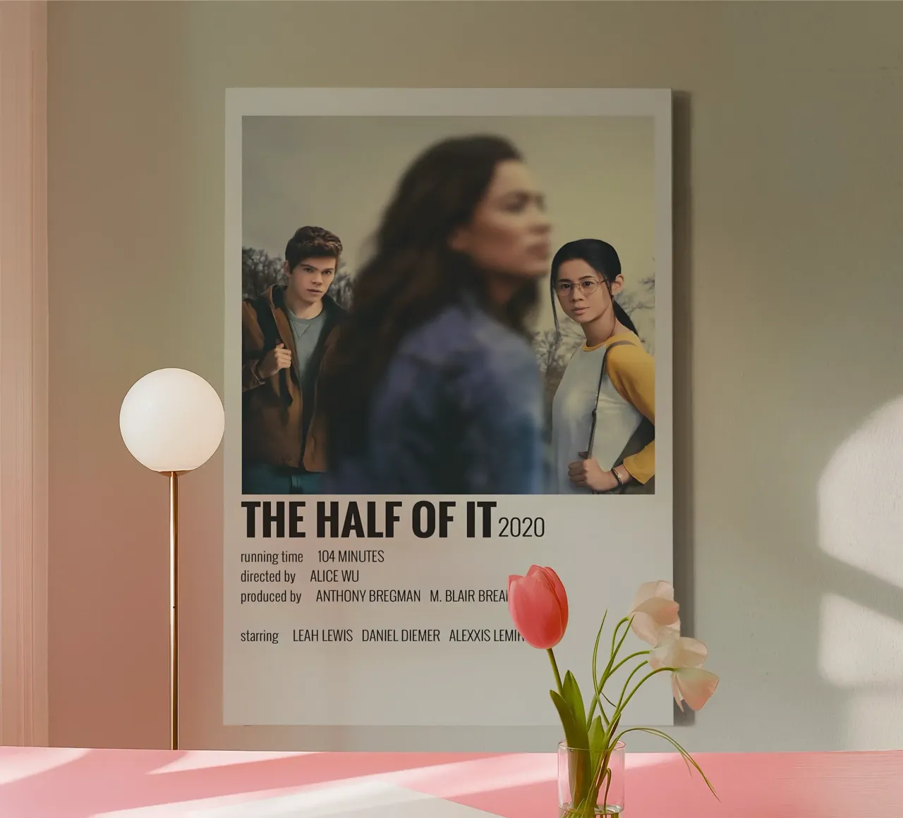 THE HALF OF IT 2020 tela con Cornice a cassetta da MVFminimalist