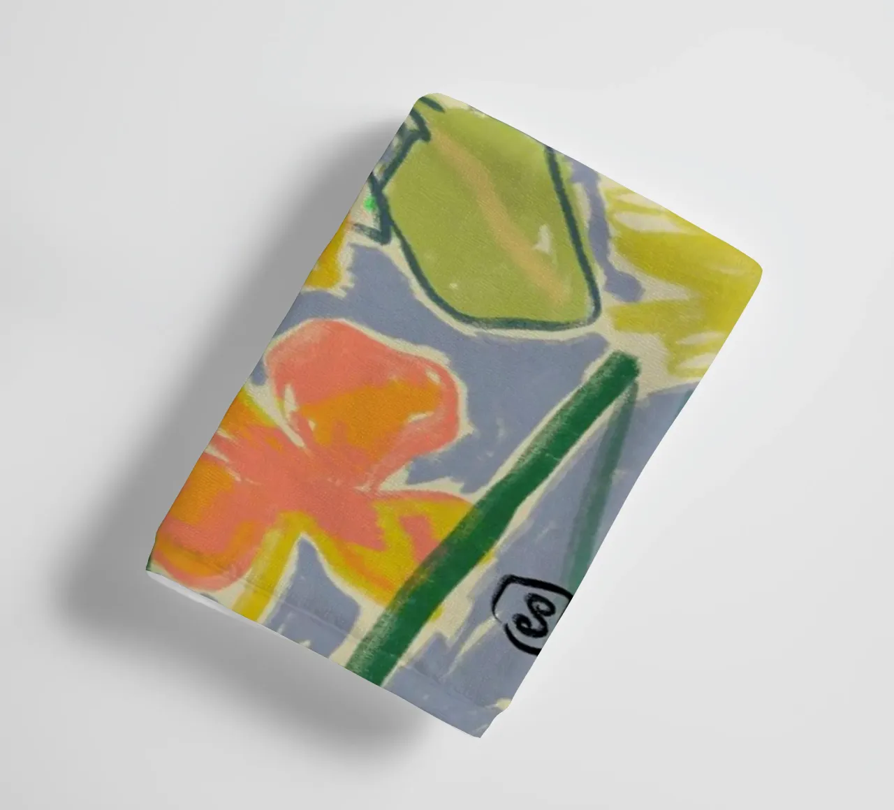 Morning Garden towel by Sandra Poliakov