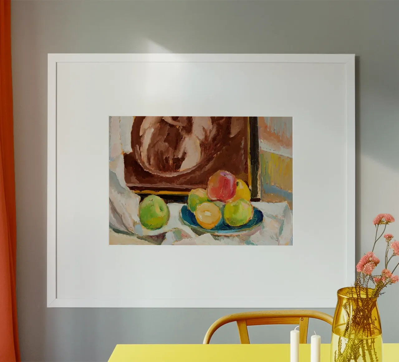 Impressionistisches Obst-Stillleben - Lebendige Strukturmalerei Hahnemühle von ClubArt