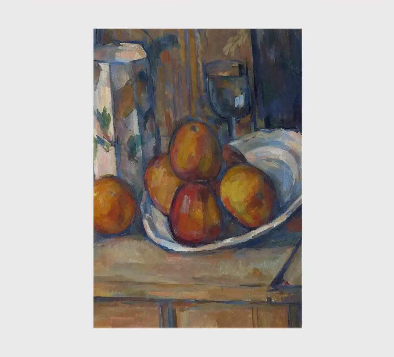Cézanne Post-Impressionist Still Life - Fruit & Pitcher notebook by ClubArt