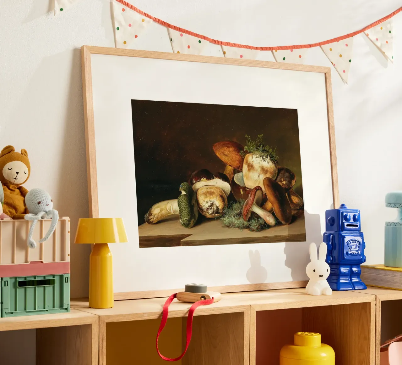 Still Life Wild Mushrooms - Classical Realistic Painting poster by ClubArt
