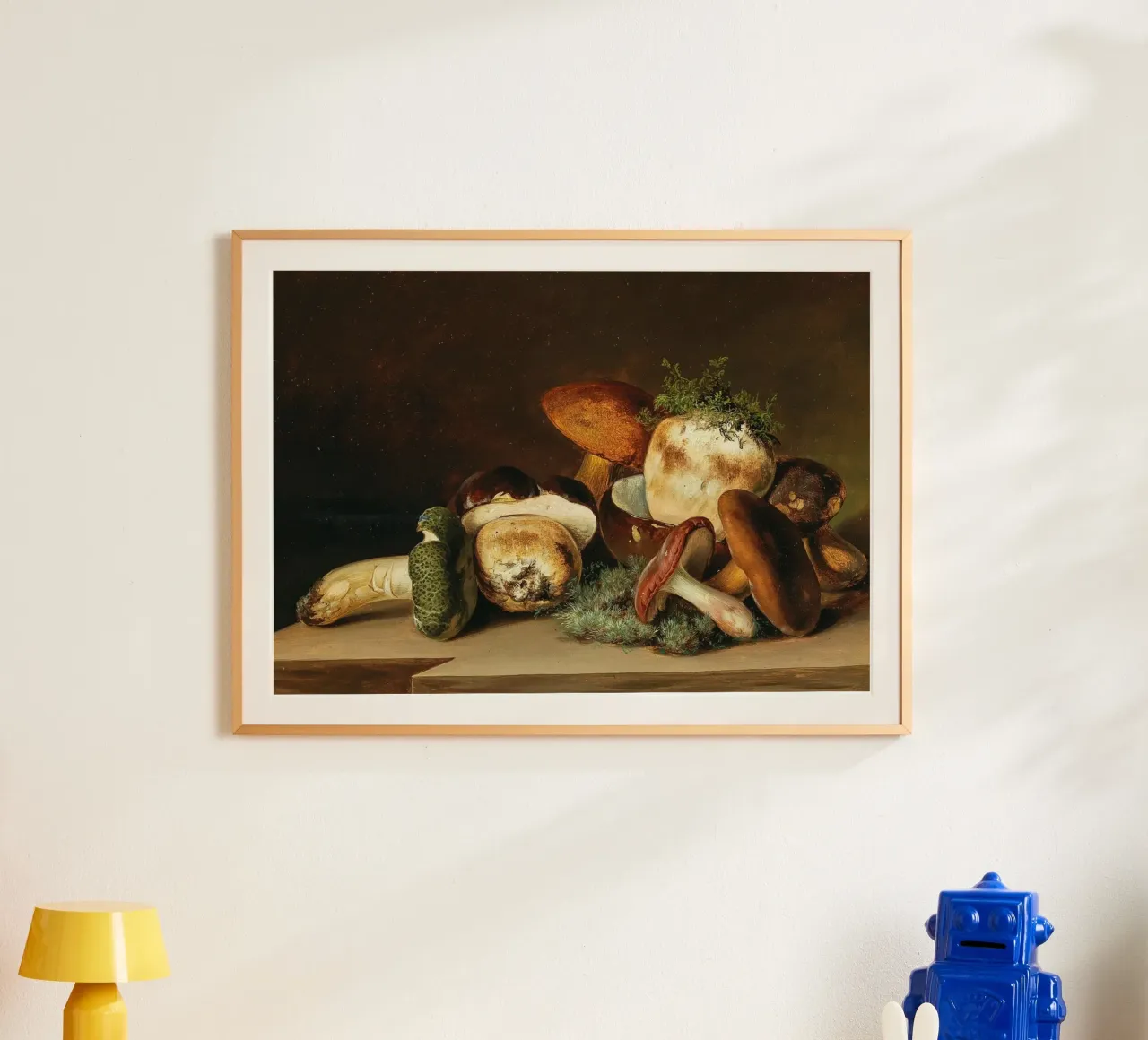 Still Life Wild Mushrooms - Classical Realistic Painting poster by ClubArt