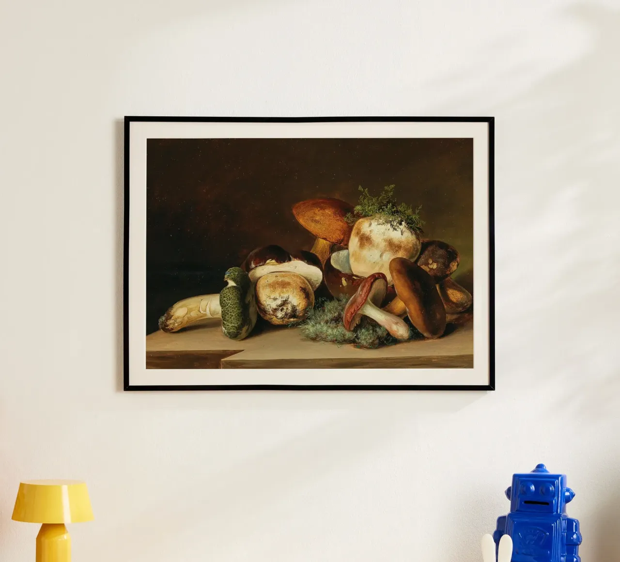 Still Life Wild Mushrooms - Classical Realistic Painting poster by ClubArt