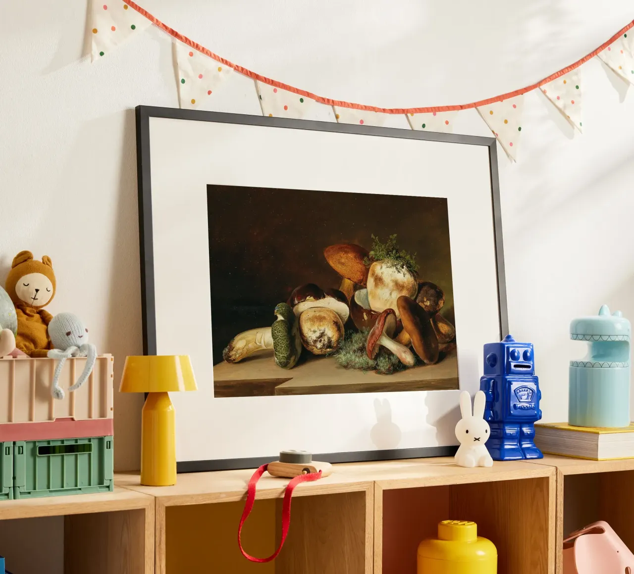 Still Life Wild Mushrooms - Classical Realistic Painting poster by ClubArt