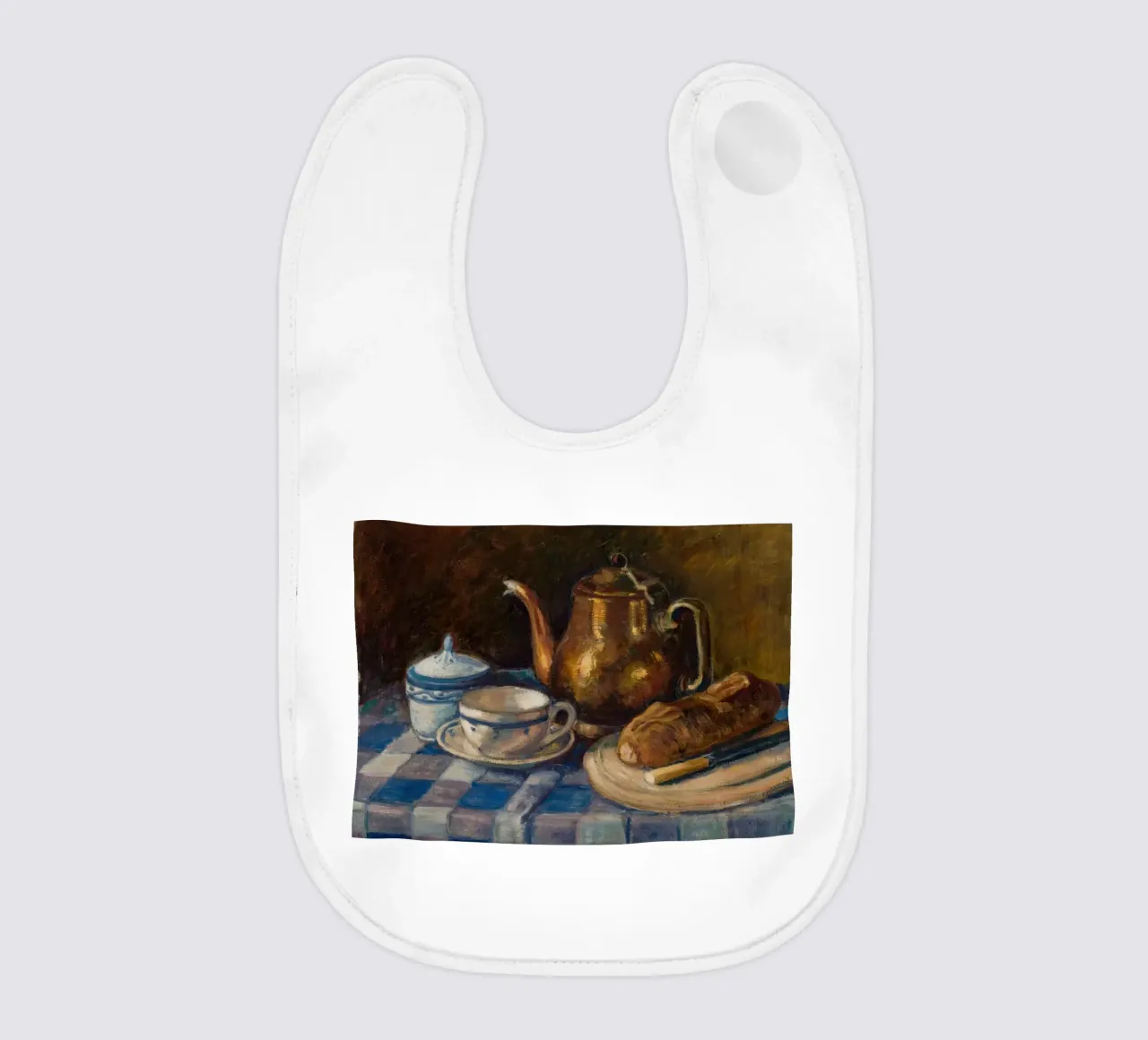 Natura morta con set per la colazione - Arte rustica strutturata bavaglino da ClubArt