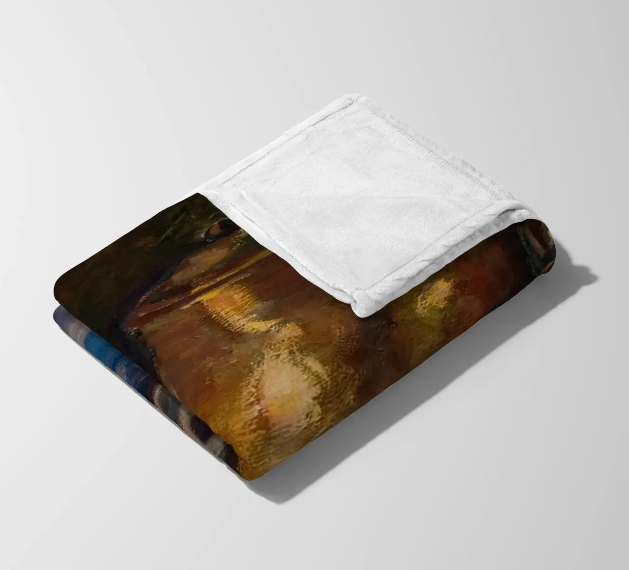 Stillleben Frühstücksset Gemälde - Texturierte Rustikale Kunst Fleecedecke von ClubArt