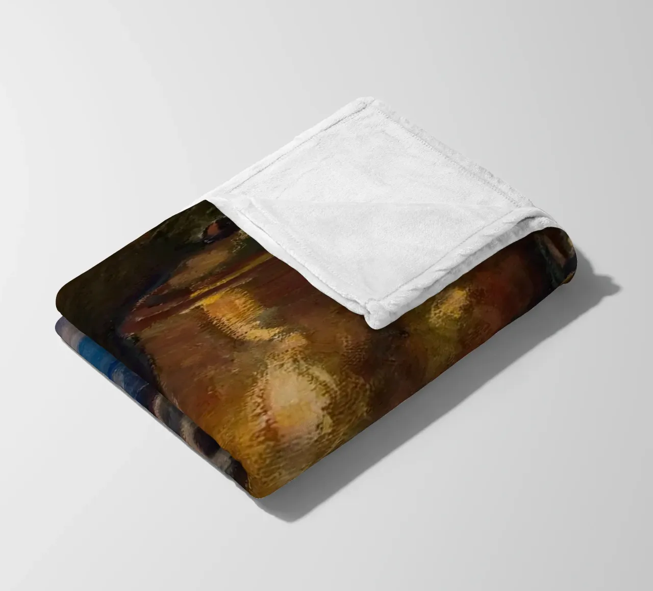Stillleben Frühstücksset Gemälde - Texturierte Rustikale Kunst Fleecedecke von ClubArt