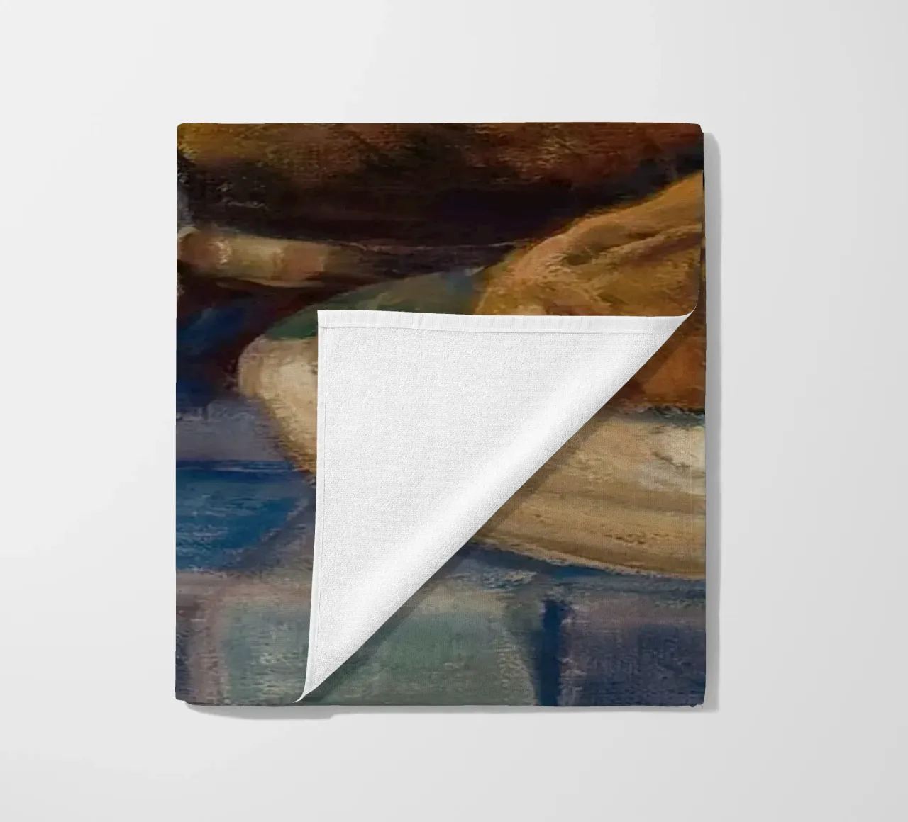 Still Life Breakfast Set Painting - Textured Rustic Art beach towel by ClubArt