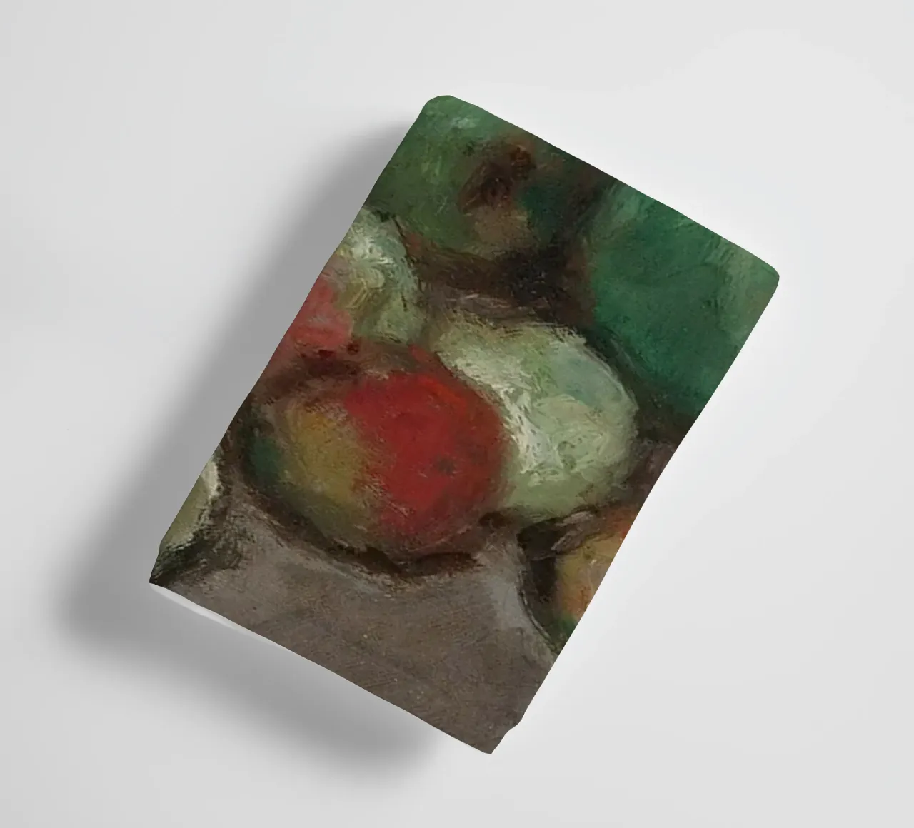 Bodegón de flores y frutas - Pintura con texturas expresivas toalla de baño de ClubArt