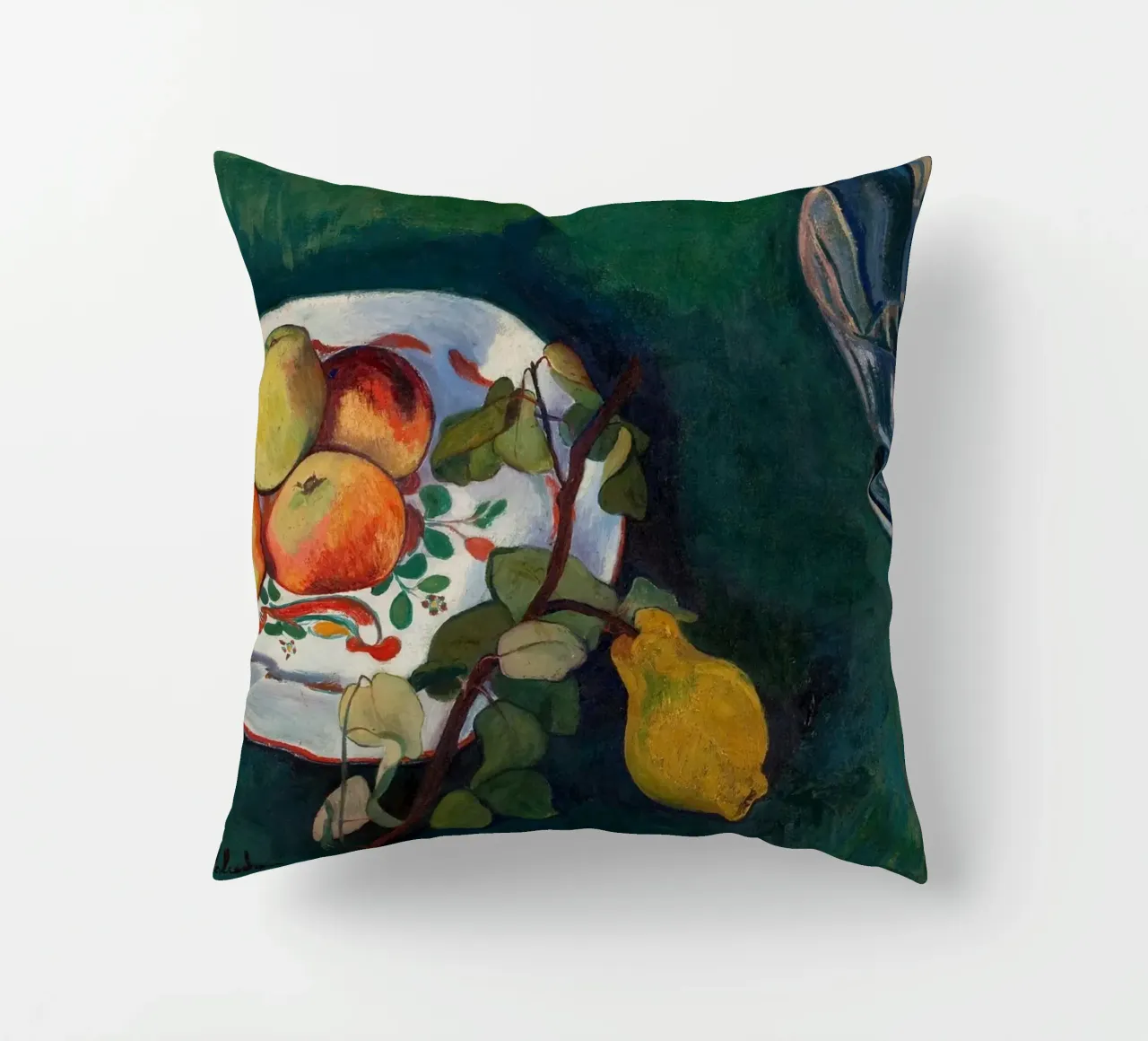 Valadon Natura morta di frutta e vetro - Arte post-impressionista cuscino da ClubArt