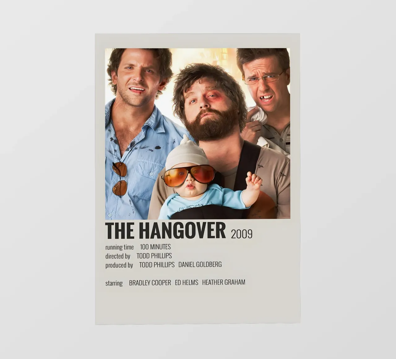 THE HANGOVER 2009 pellicola backlit da MVFminimalist