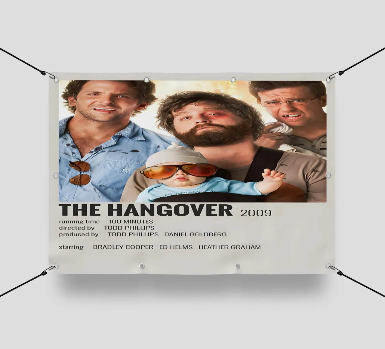 THE HANGOVER 2009 telo in pvc da MVFminimalist