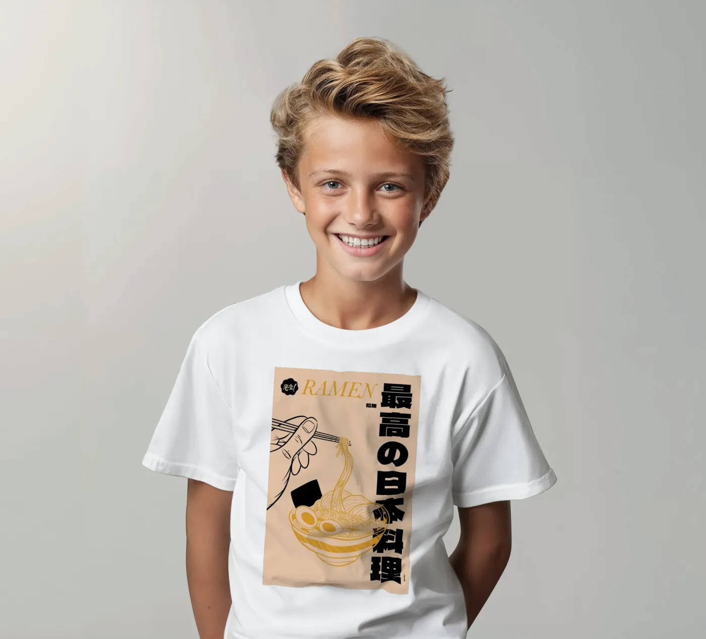 Ramen t-shirt bambini da Rafa Gomes