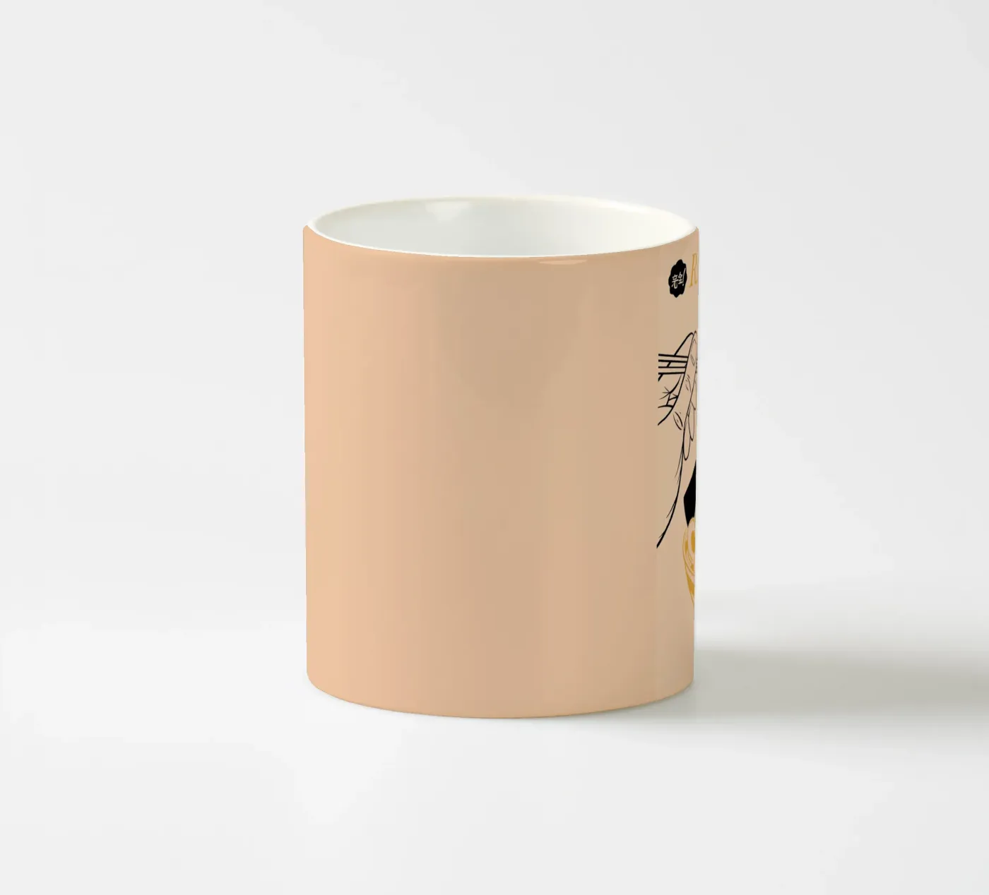 Ramen ceramic mug by Rafa Gomes