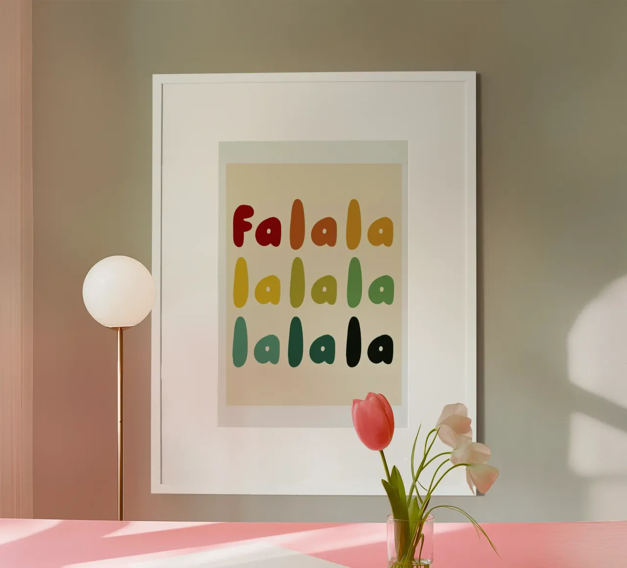 Falala poster da Mottos by Sinan Saydik
