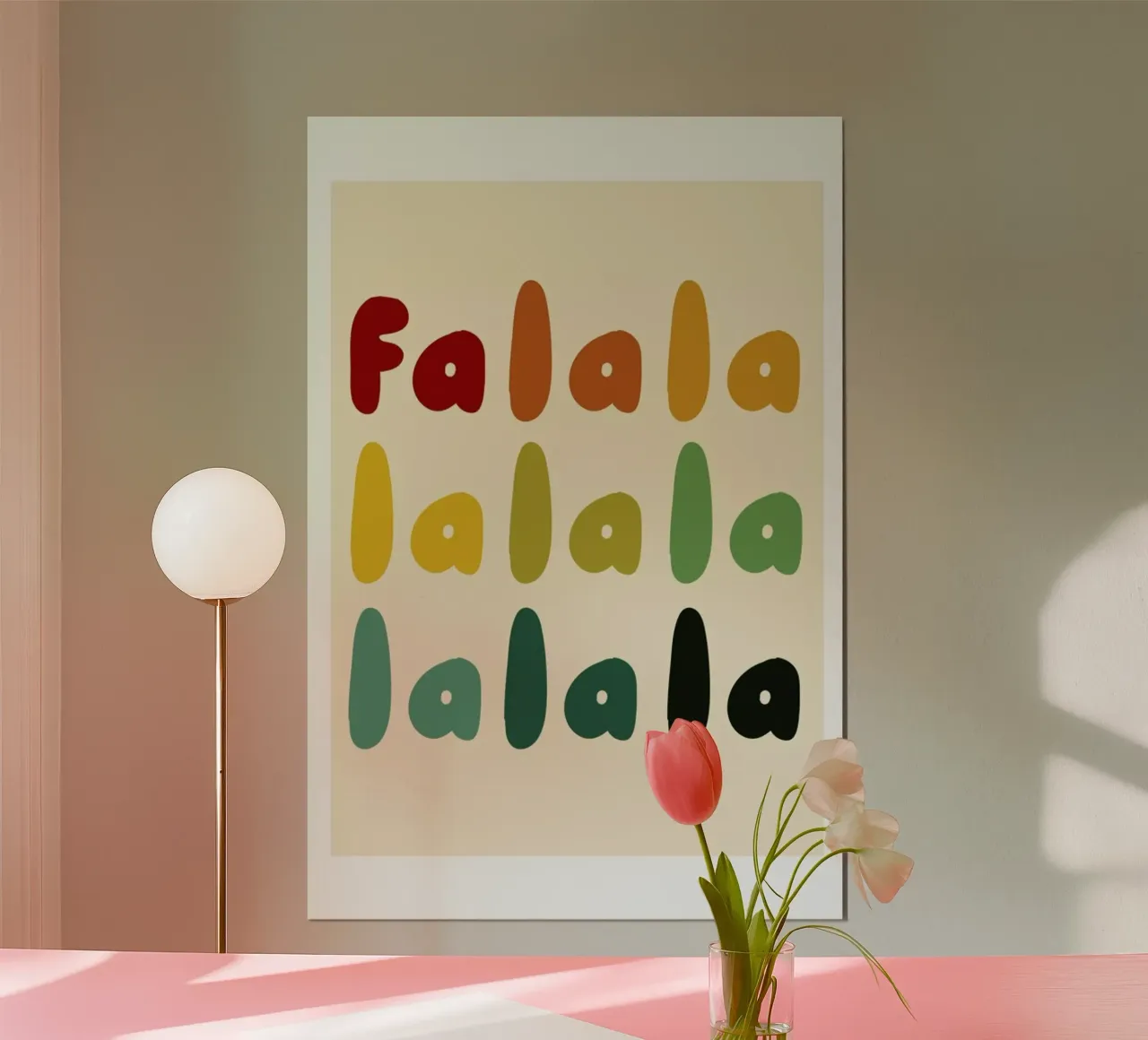 Falala poster da Mottos by Sinan Saydik