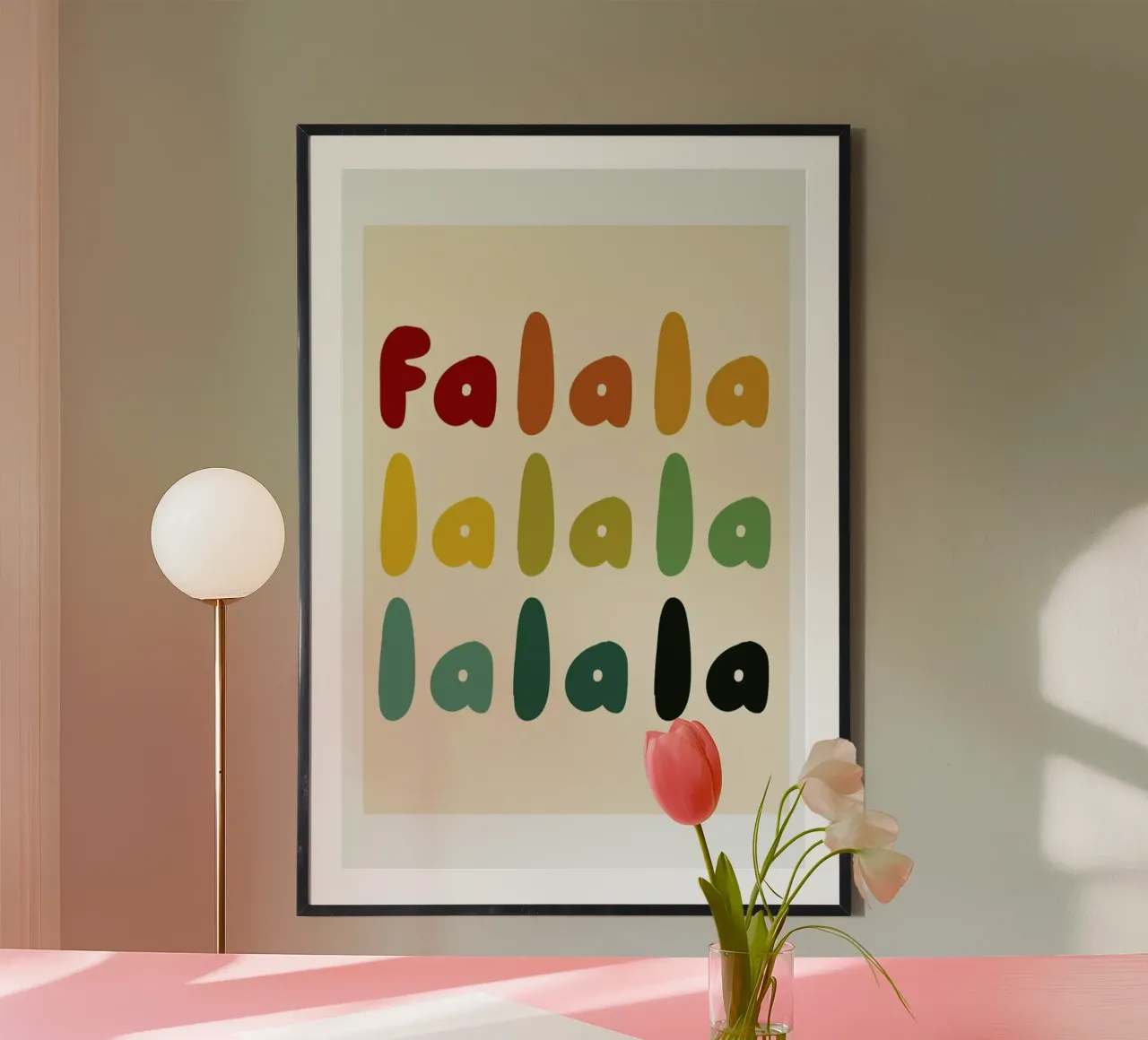 Falala poster da Mottos by Sinan Saydik