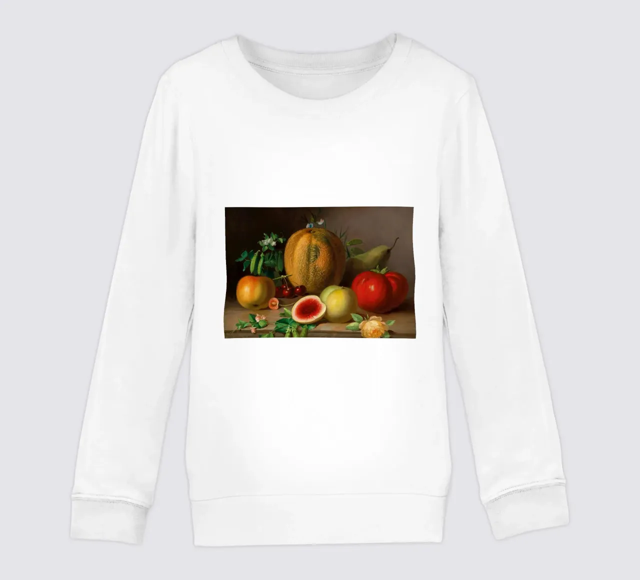 Natura morta di frutta e verdura - Realismo classico L'abbondanza felpa bambino da ClubArt