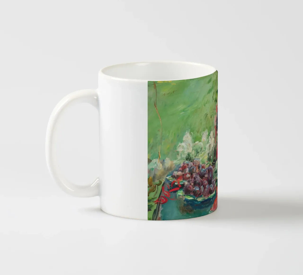 Still Life Fruit Baskets - Impressionist Vibrant Art ceramic mug by ClubArt