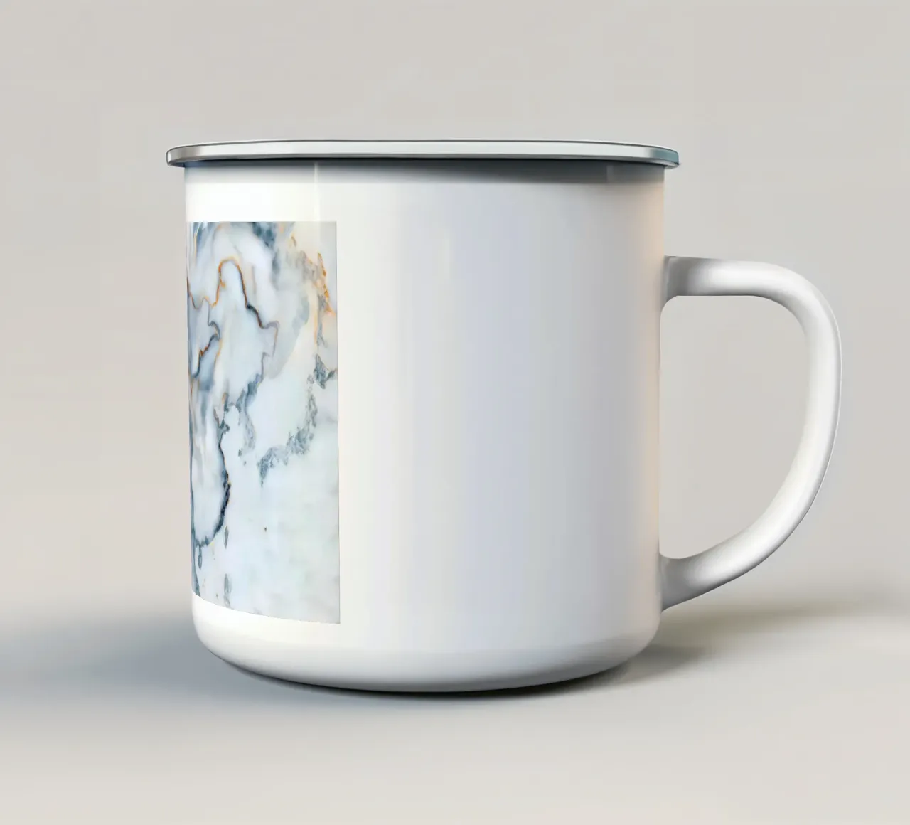 China Marble Map tazza in smalto da Octavian
